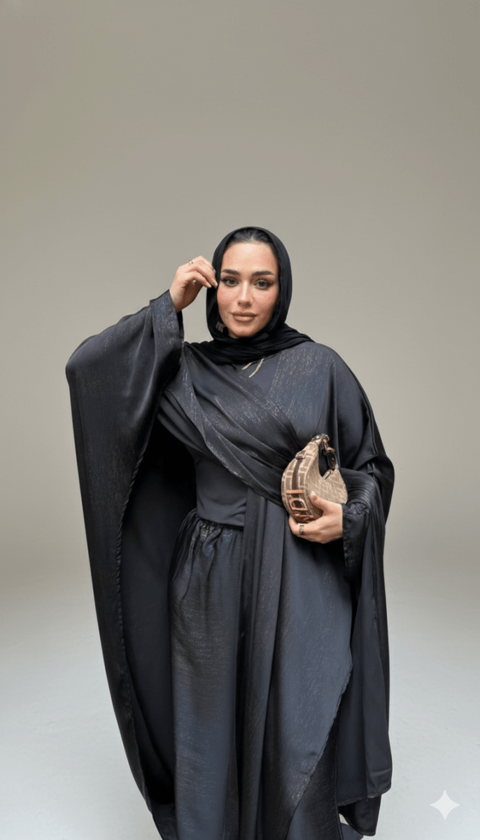 عباية انيقة روزالين بلمسة شِمر وتصميم جذاب - Eshtree