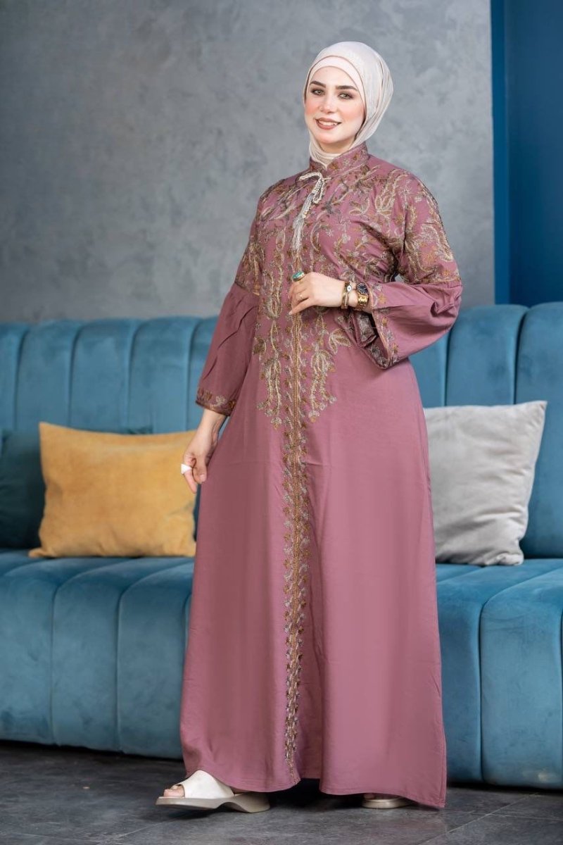 عباية استقبال عملية بخامة قطن مراسي - Eshtree