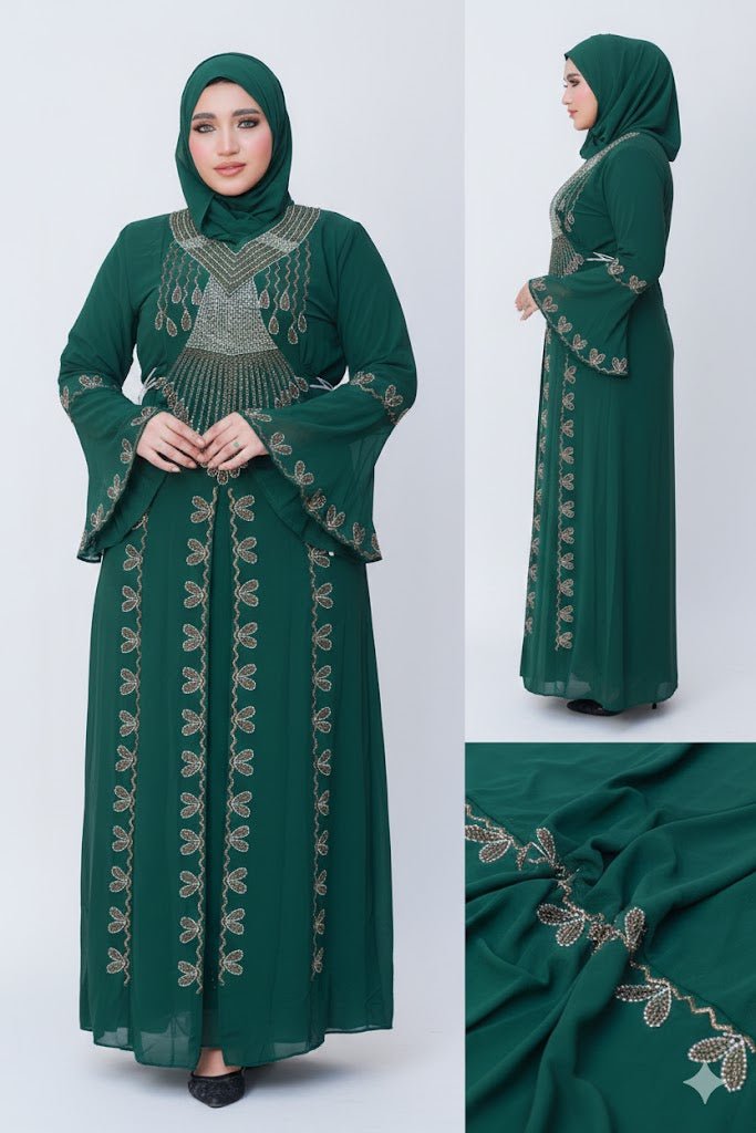 عباية استقبال بتطريز كلاسيكي فاخر - Eshtree