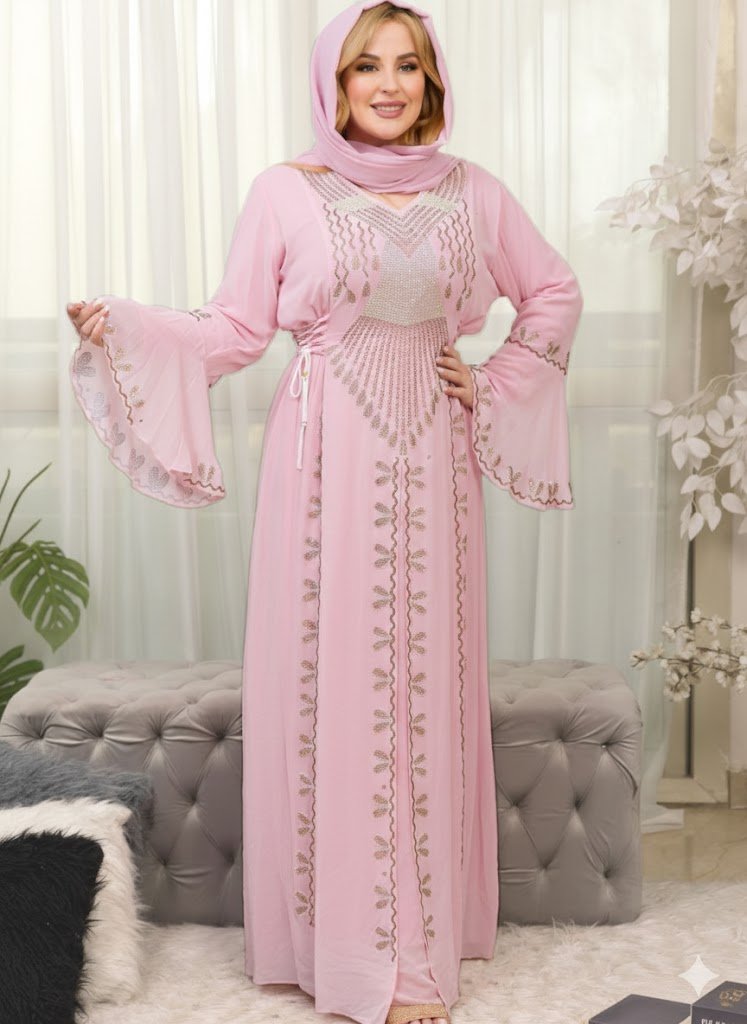 عباية استقبال بتطريز كلاسيكي فاخر - Eshtree