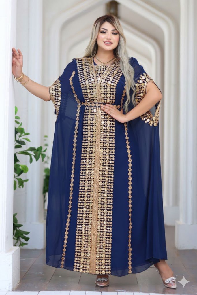 عباية استقبال راقية بتطريز فاخر للمناسبات - Eshtree