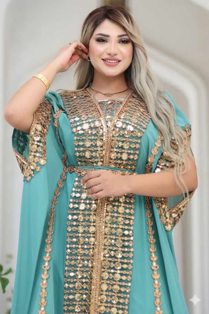 عباية استقبال راقية بتطريز فاخر للمناسبات - Eshtree