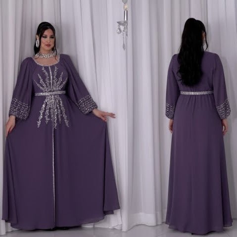 عباية استقبال راقية بتطريز وتفاصيل فاخرة - Eshtree