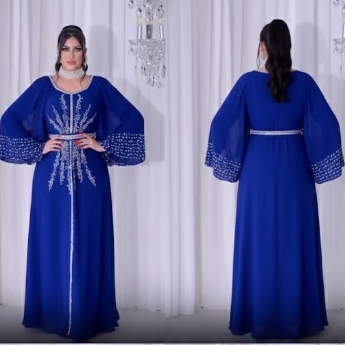 عباية استقبال راقية بتطريز وتفاصيل فاخرة - Eshtree