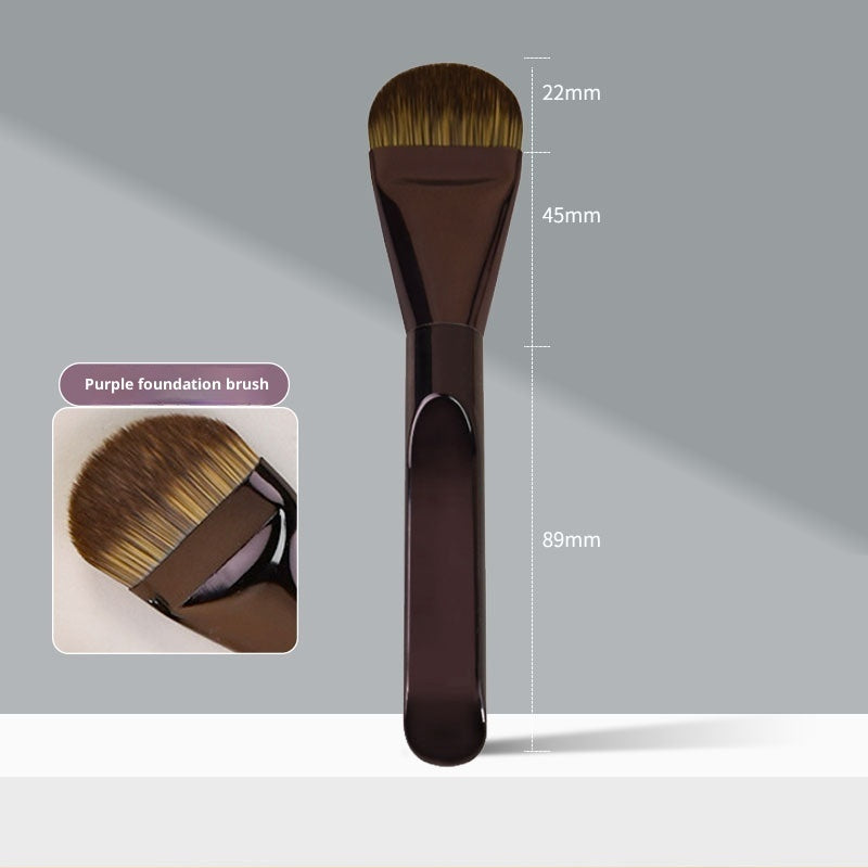 Tongue-shaped Foundation Ultra-thin Seamless Makeup Flat-head Foundation Brush