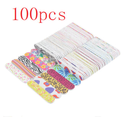 Color Mini 9cm Nail File Printing Double-sided EVA