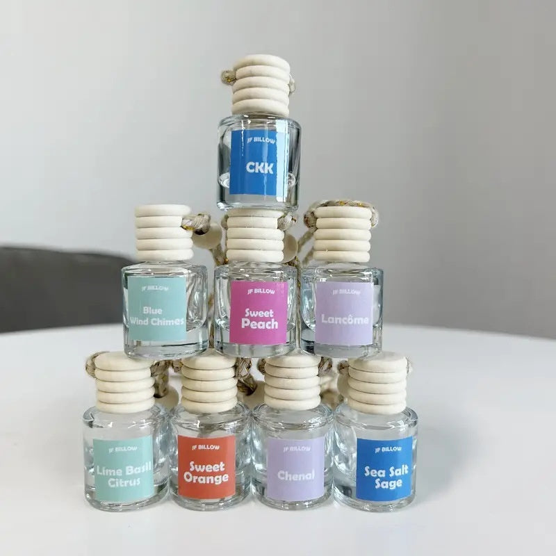 Auto Perfume Glass Bottle Car Aromatherapy Pendant Wood Aromatherapy