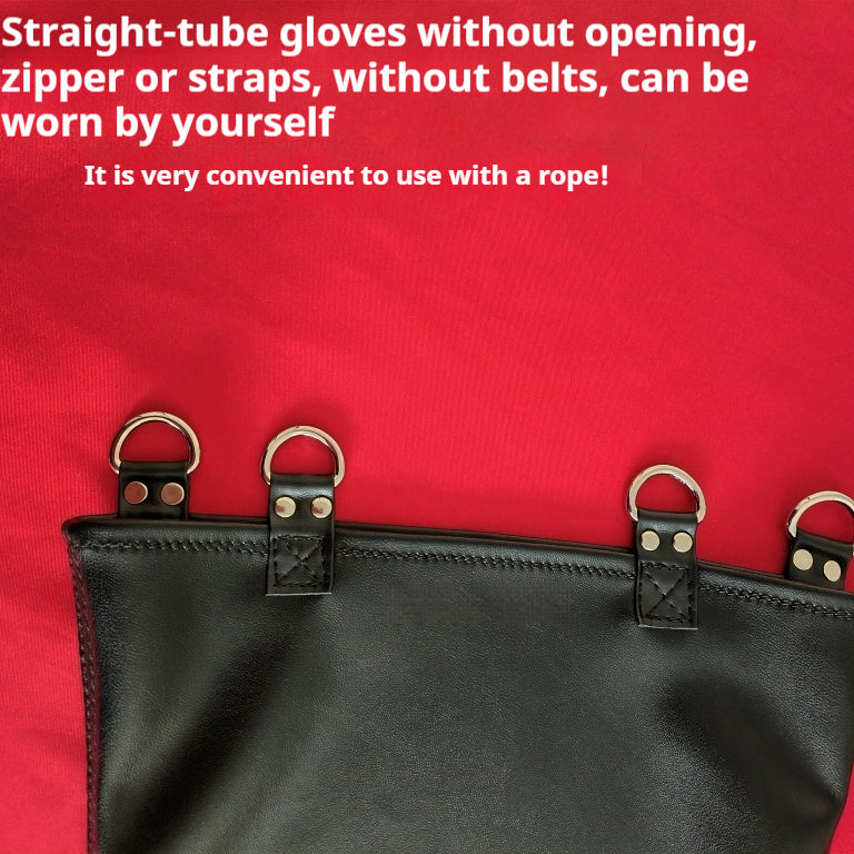 Binding Single Glove Binding Leather Super Tight Back And Toy