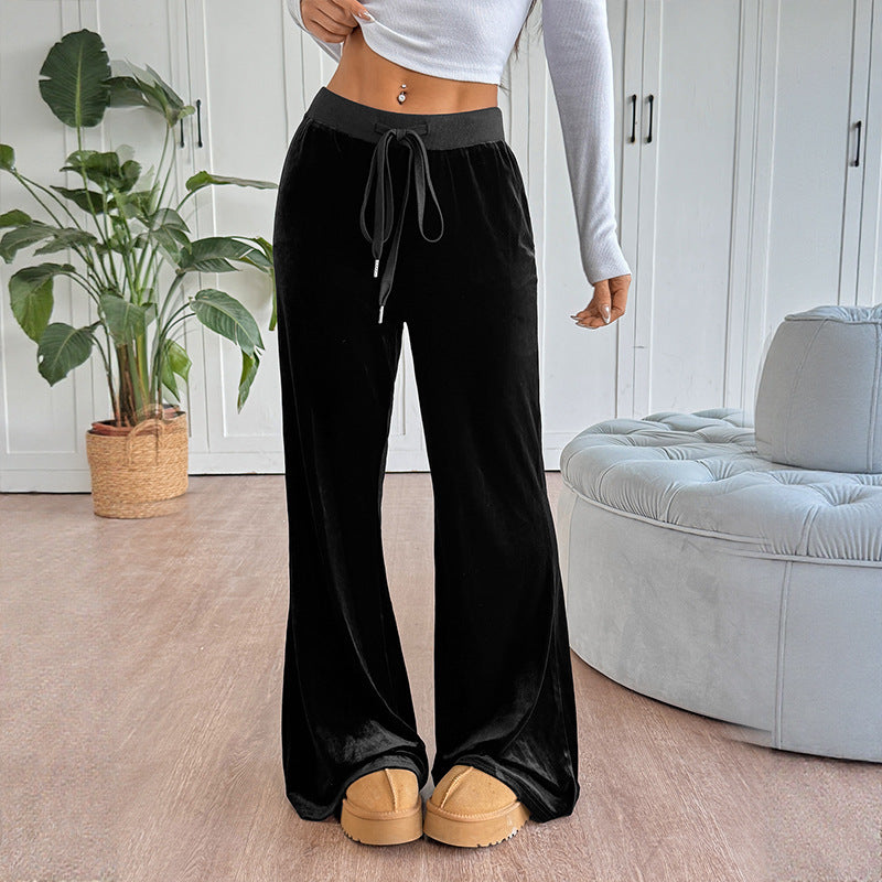 Autumn New Style Micro-pull Draped Pants Women