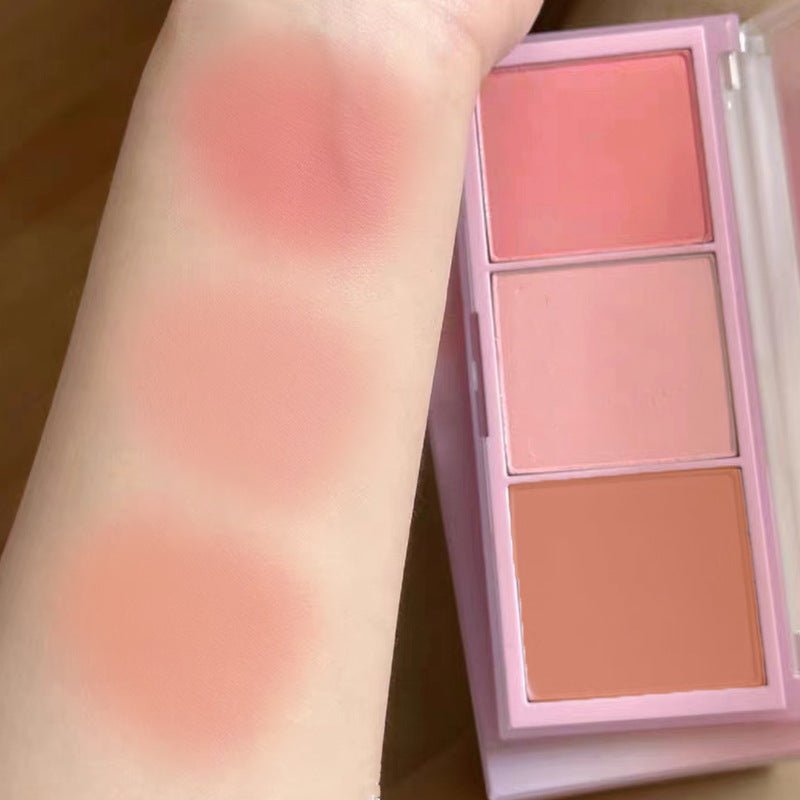 Afternoon Blusher Plate Natural Matte Long - lasting Rouge Student Makeup - Eshtree