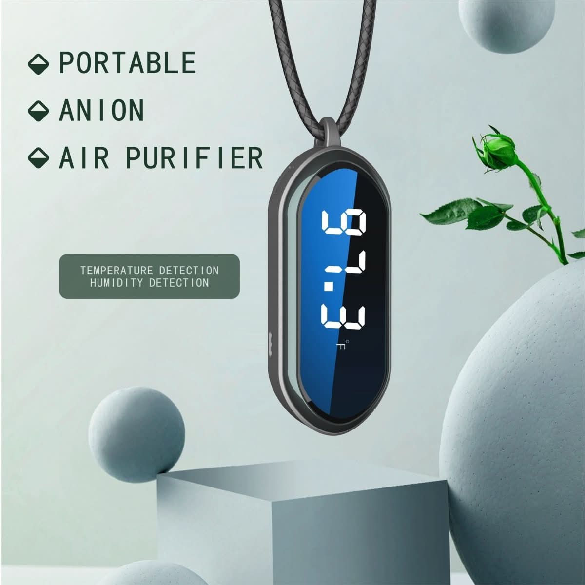 Air Purifier Is Portable And Wears Negative Ions - Eshtree