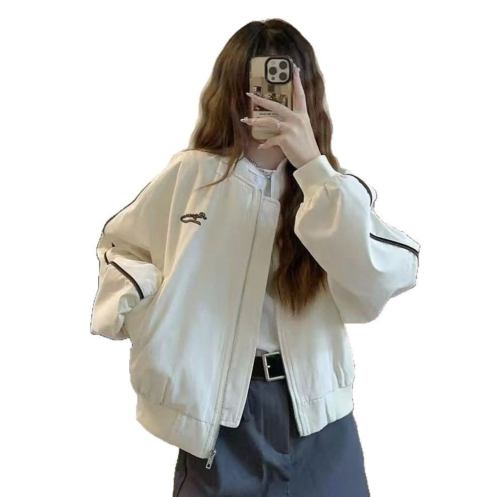 American Retro Loose Versatile Casual Short Jacket For Petite - Eshtree