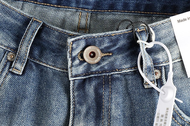 American Retro Washed Jeans For Men - Eshtree