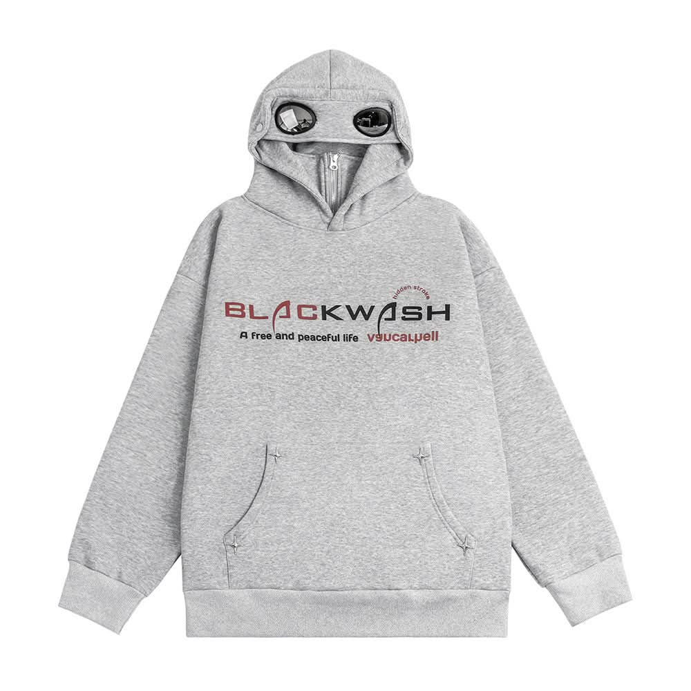 American Style Trend Pilot Glasses Hooded Turtleneck Sweater - Eshtree