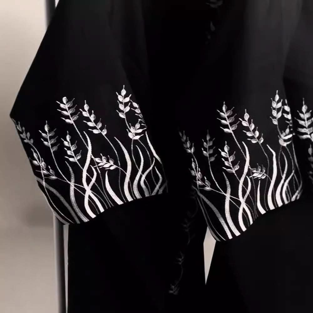 Arab Embroidery Embroidery Outerwear Abaya Robe - Eshtree