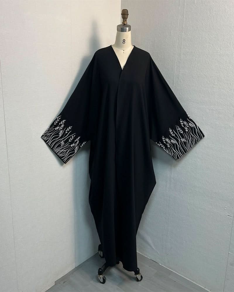 Arab Embroidery Embroidery Outerwear Abaya Robe - Eshtree