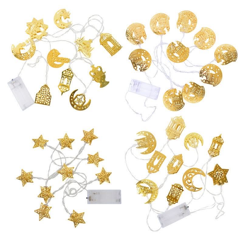 Arab Ramadan Decorated Strings Of Lights For The Middle East Eid Festival - Eshtree