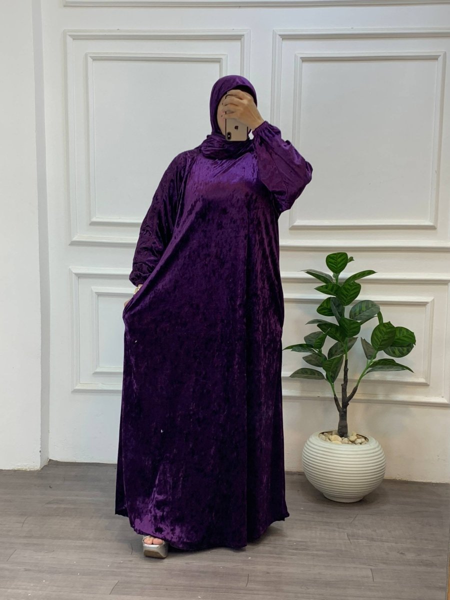 إسدال صلاة بخامة قطيفة فرنساوي مستوردة - Eshtree