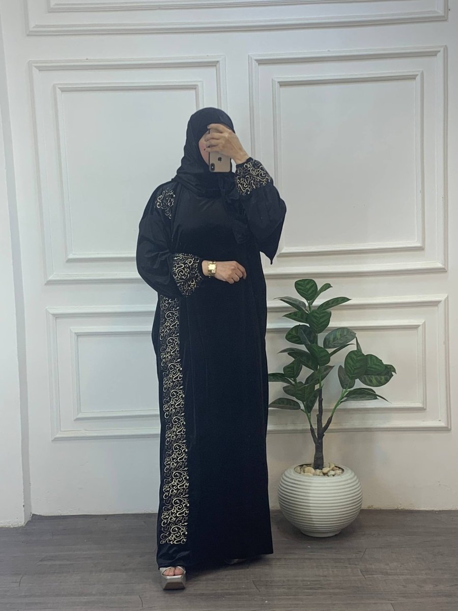 إسدال صلاة بخامة قطيفة فرنساوي – ناعم وفاخر - Eshtree