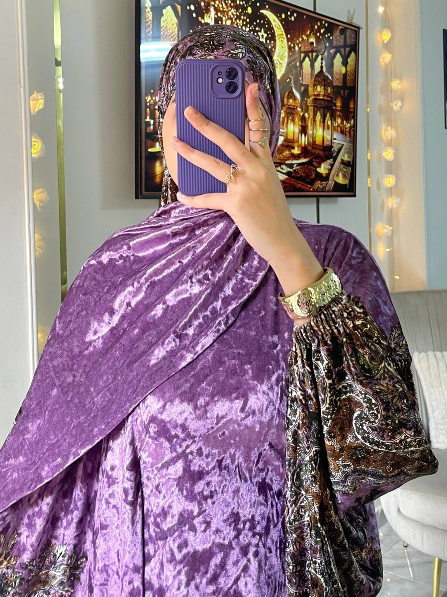 إسدال صلاة قطيفة فرنساوي جنجا فاخر - Eshtree