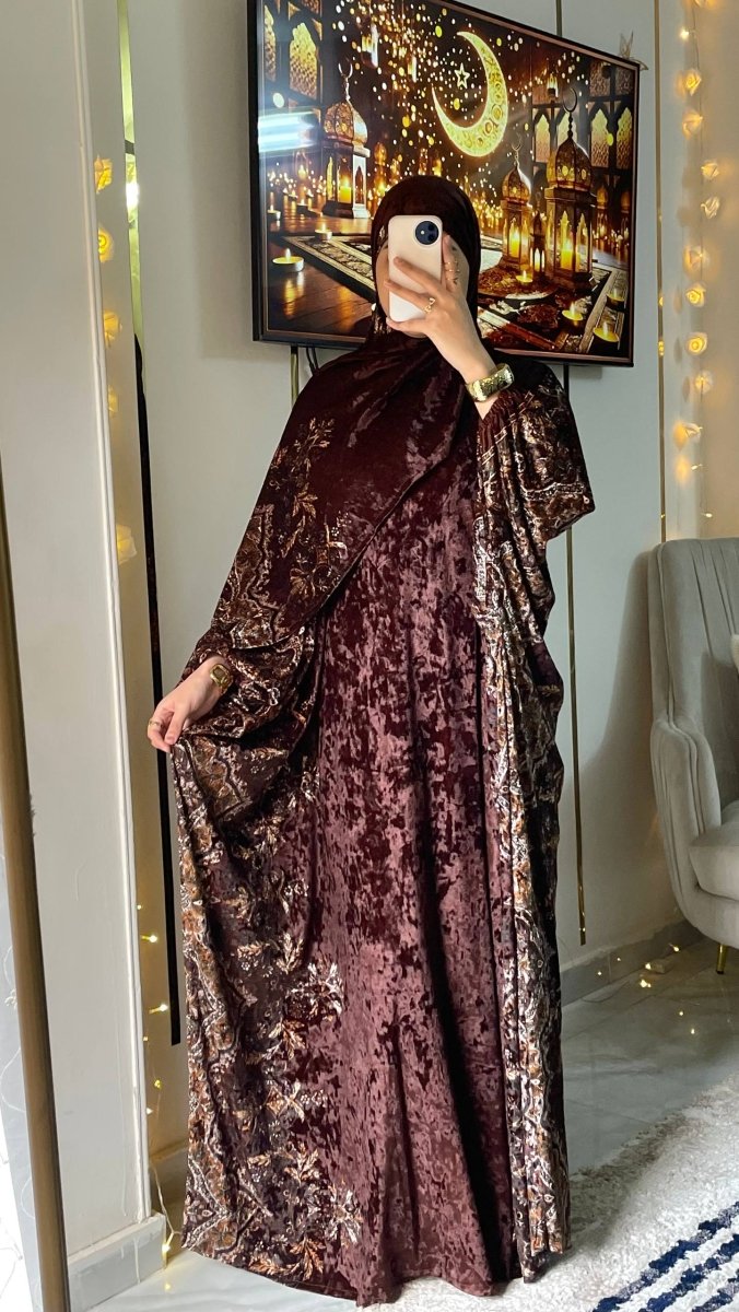 إسدال صلاة قطيفة فرنساوي جنجا فاخر - Eshtree