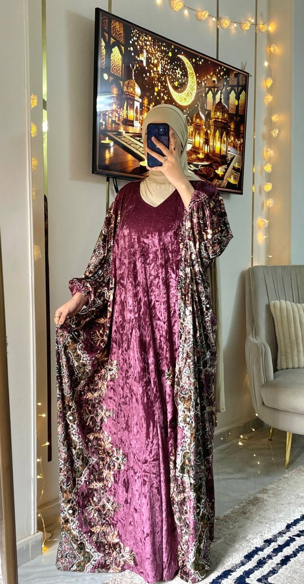 إسدال صلاة قطيفة فرنساوي جنجا فاخر - Eshtree