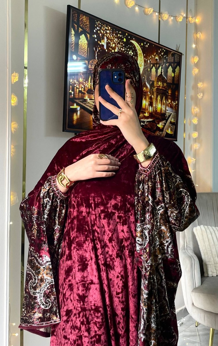 إسدال صلاة قطيفة فرنساوي جنجا فاخر - Eshtree