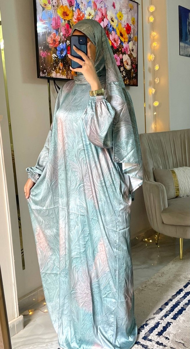 إسدال صلاة ستان بخامة ستان أرماني فاخرة - Eshtree