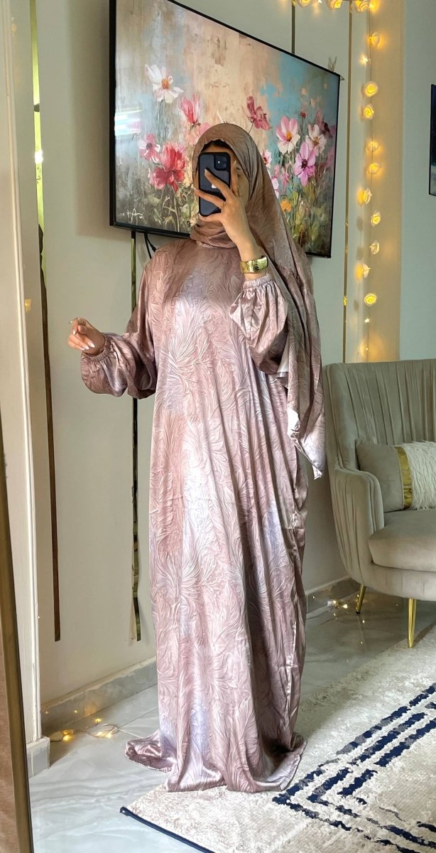 إسدال صلاة ستان بخامة ستان أرماني فاخرة - Eshtree