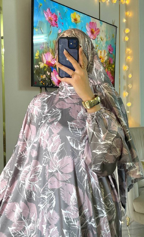 إسدال صلاة ستان بخامة ستان أرماني فاخرة - Eshtree