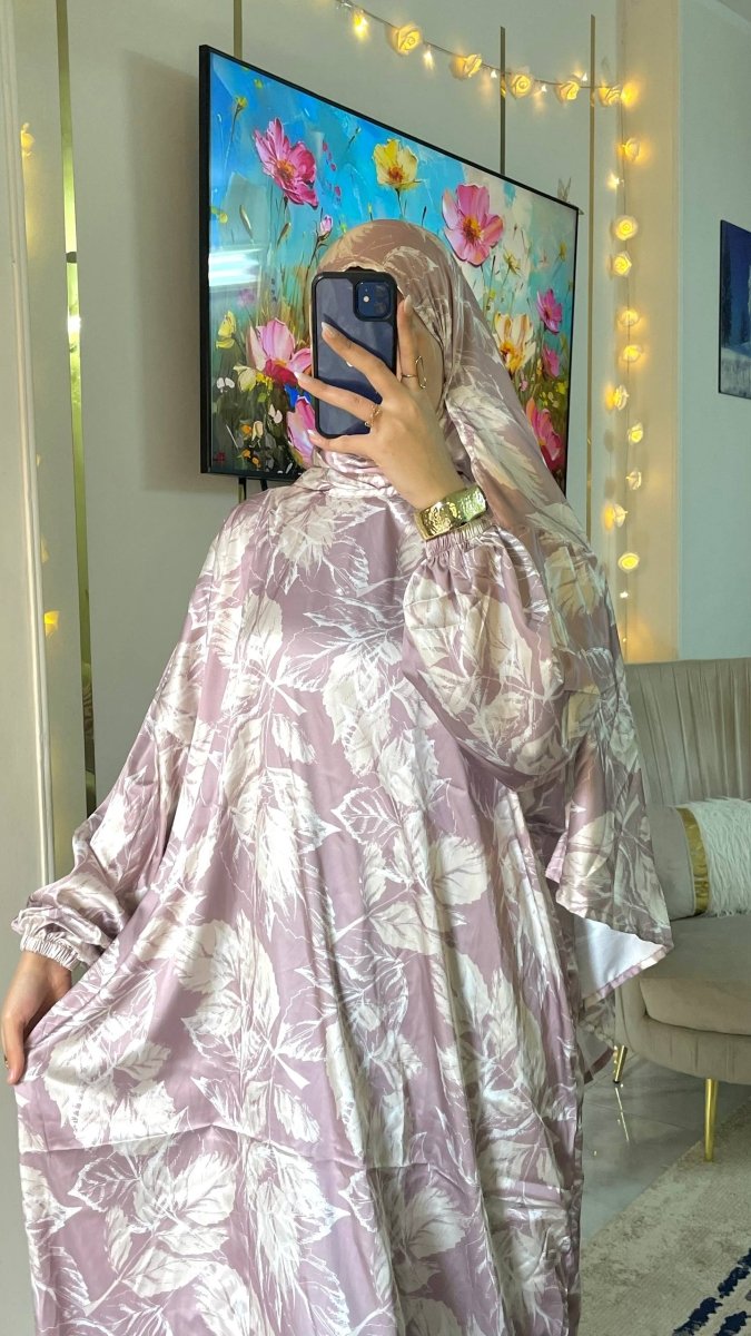 إسدال صلاة ستان بخامة ستان أرماني فاخرة - Eshtree