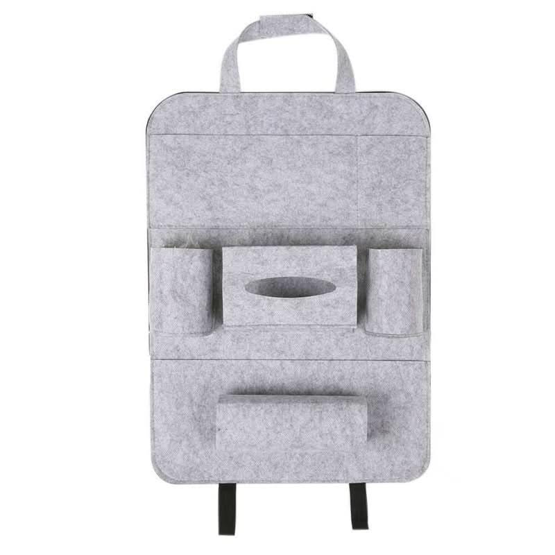 Auto Car Backseat Organizer Car - Styling Holder Multi - Pocket Seat Wool Felt Storage Multifunction Vehicle Accessories Bag - Eshtree