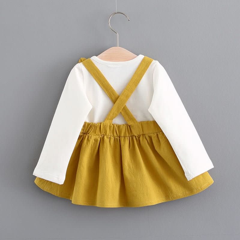 Autumn new Korean children's clothing, girls cute rabbit dress, baby baby princess dress 916 - Eshtree