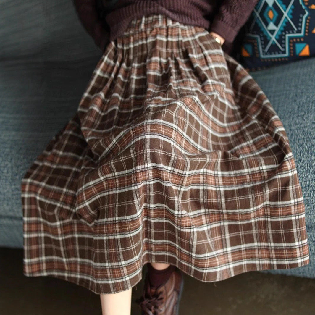 Casual Vacation Style Elastic Waist A- Line Dress