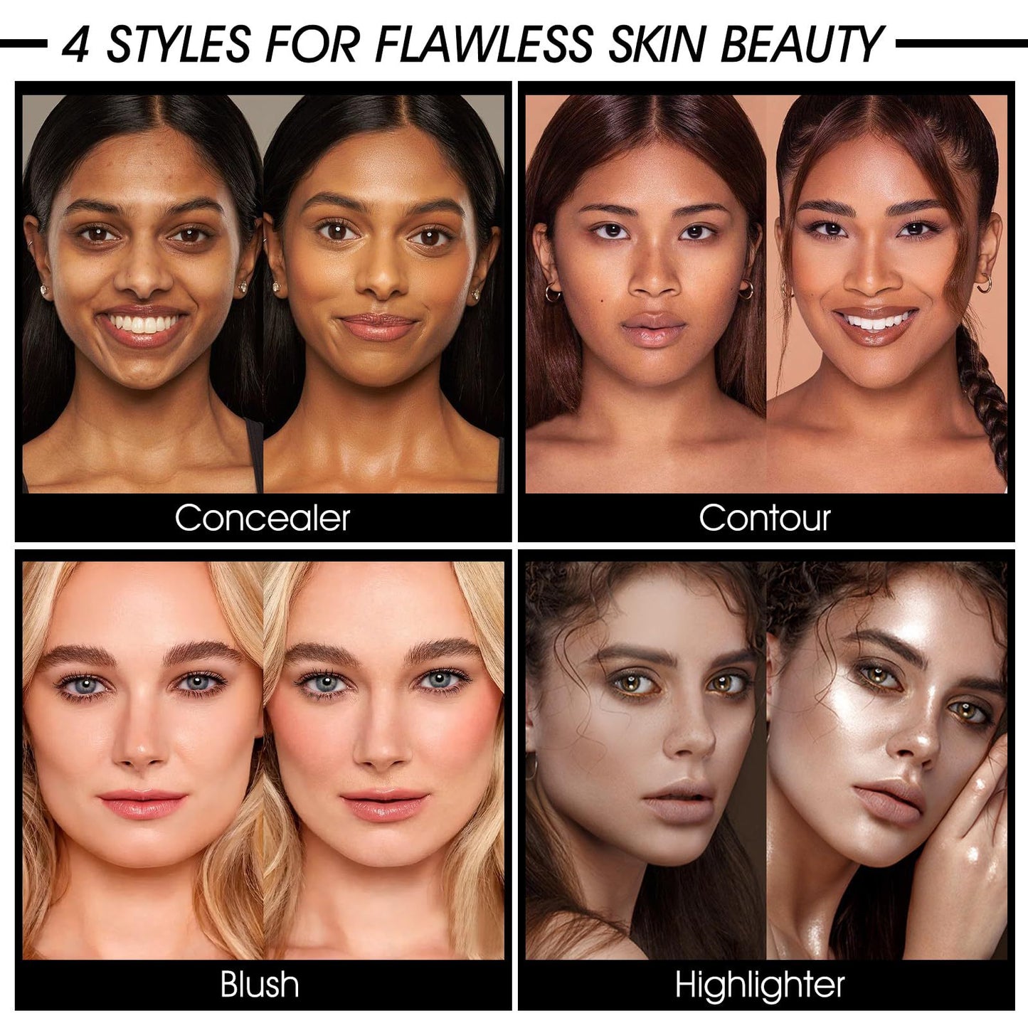 Cross-border TEMU Amazon Hot 12-color Blusher Plate Matte Shimmer High-gloss Multi-color Cream Blush Plate