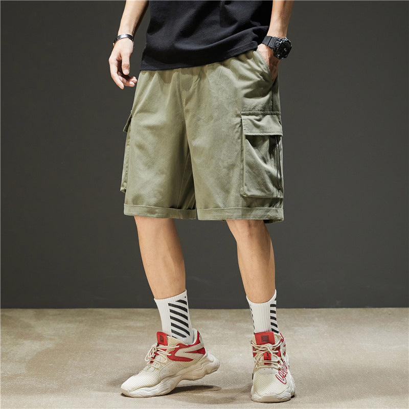 Trendy Loose Casual Handsome Boys Sports Five-quarter Pants