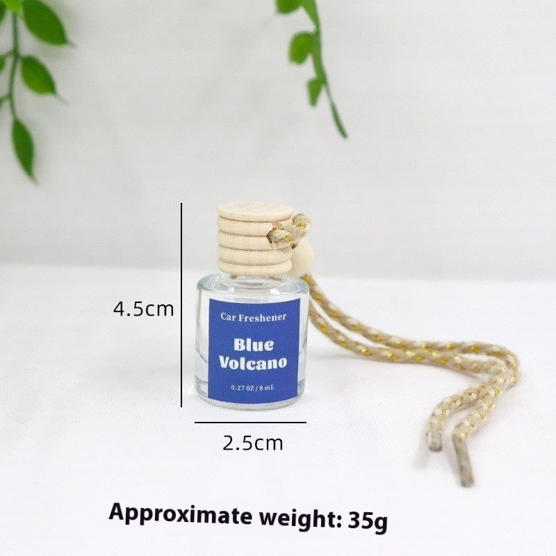 Auto Perfume Glass Bottle Car Aromatherapy Pendant Wood Aromatherapy