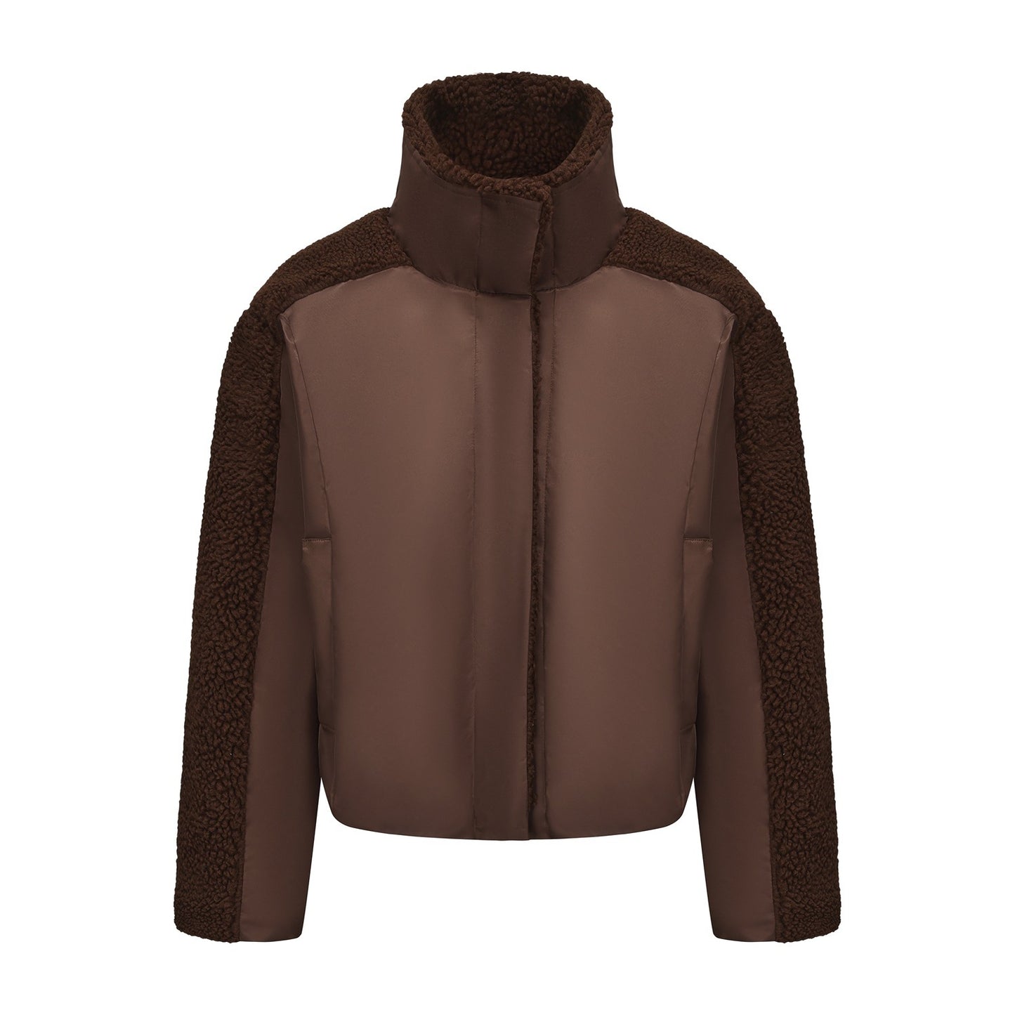 Women's Retro Loose Long-sleeved Lamb Wool Coat