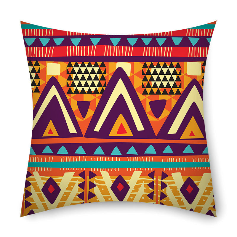 African Tribal Stripes Ethnic Pattern Pillow