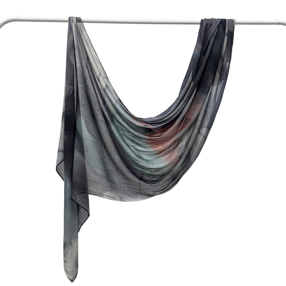 Modal Cotton Headscarf Marble Digital Printing