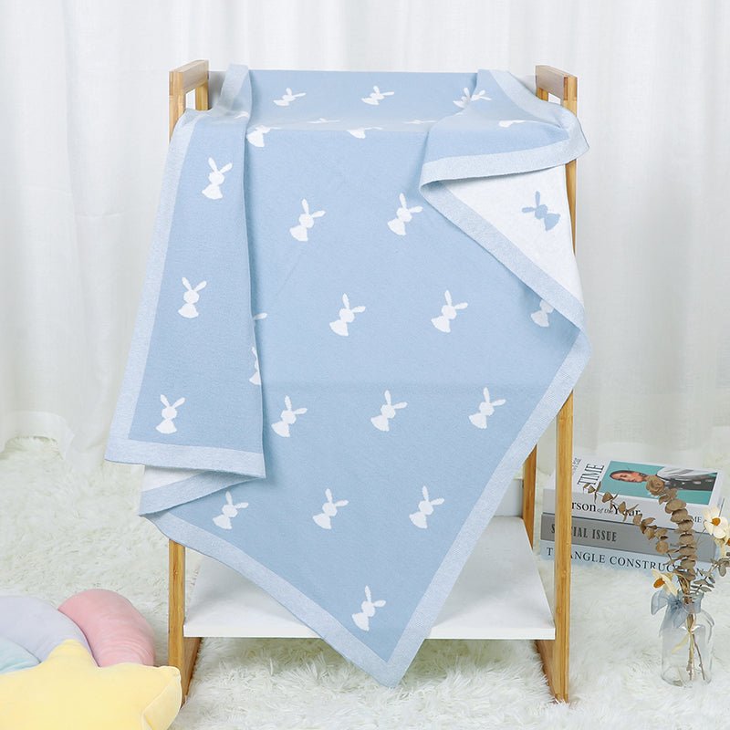 Baby Cartoon Knitted Cotton Cute Windproof Blanket - Eshtree
