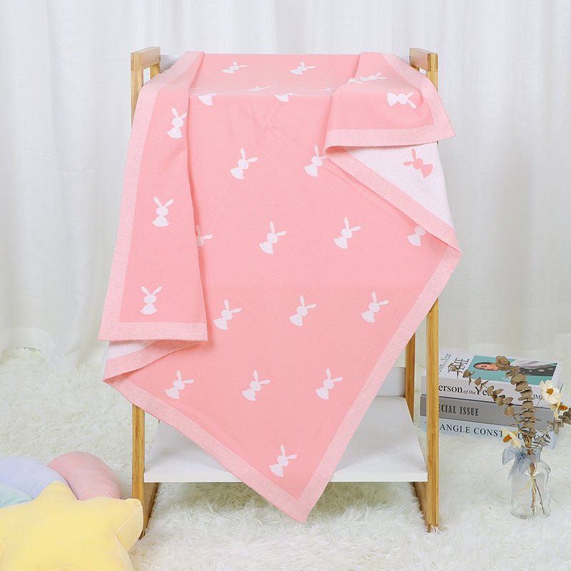 Baby Cartoon Knitted Cotton Cute Windproof Blanket - Eshtree