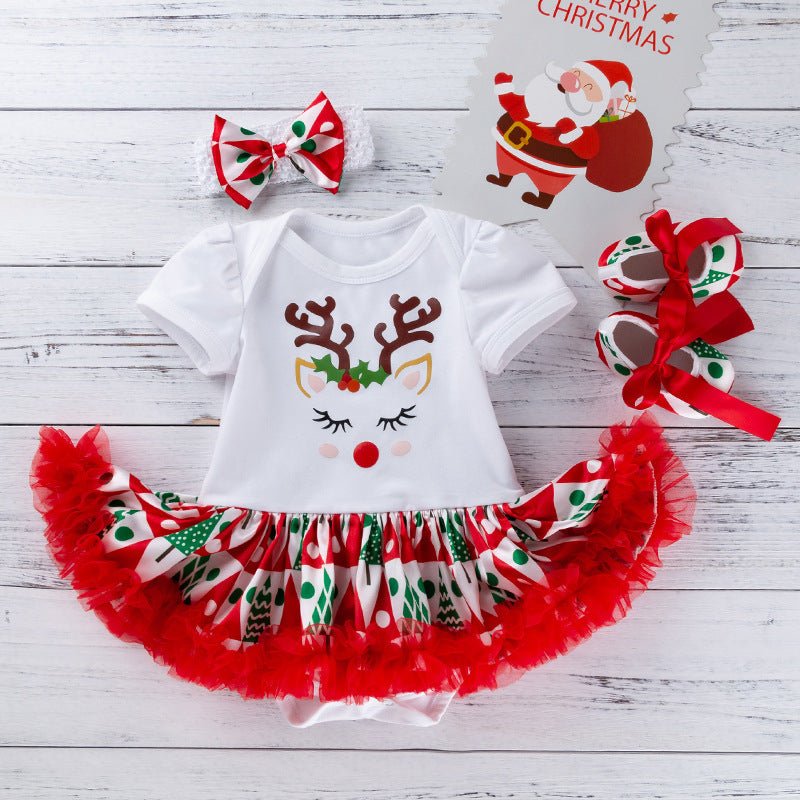 Baby Clothes Long Sleeve Romper Dress Baby Jumpsuit Romper Baby - Eshtree