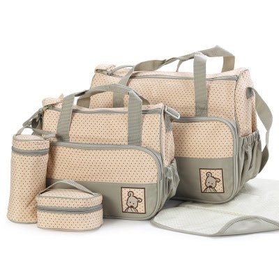 Baby Diaper Bag Suits For Mom Baby Bottle Holder Mother Mummy Stroller Maternity Nappy Bags Sets - Eshtree