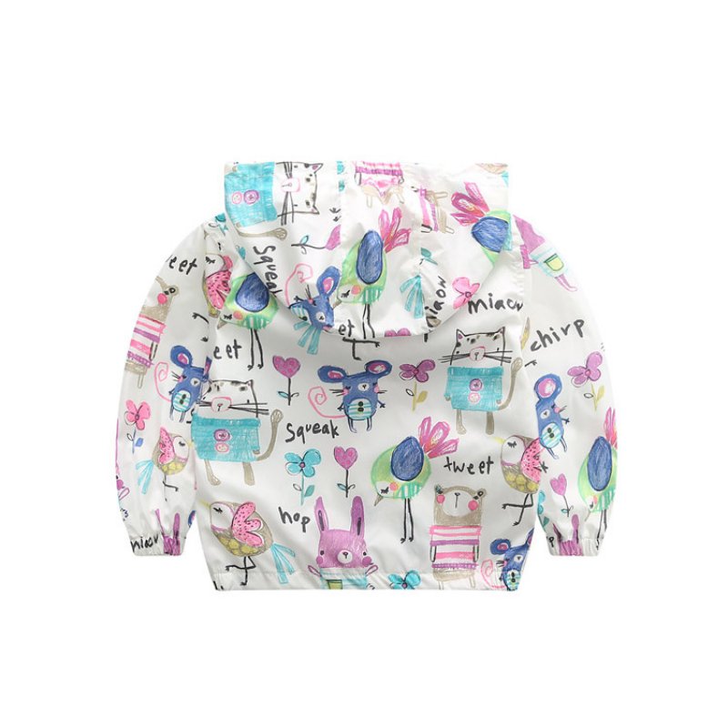 Baby girl cartoon hoodie - Eshtree