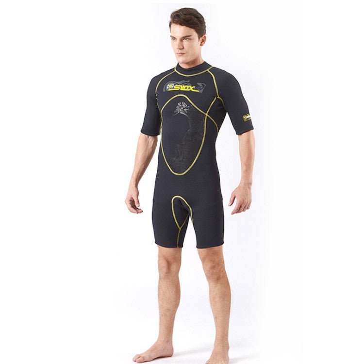 Back Zipper High - quality Fabric Surfing Suit - Eshtree