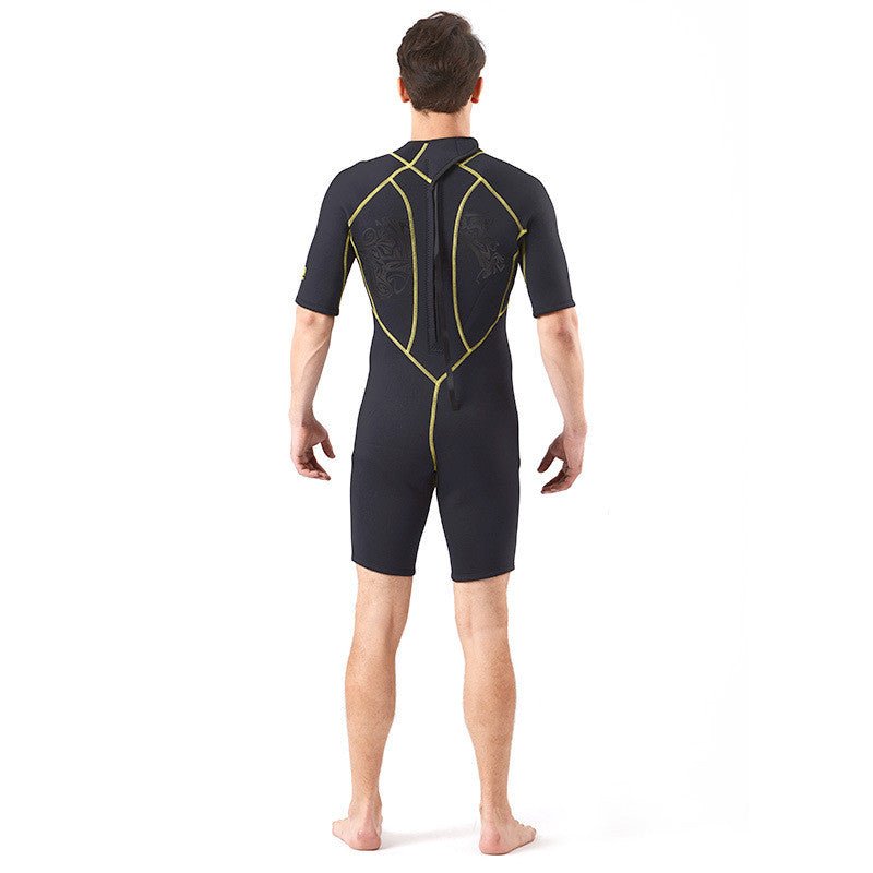 Back Zipper High - quality Fabric Surfing Suit - Eshtree