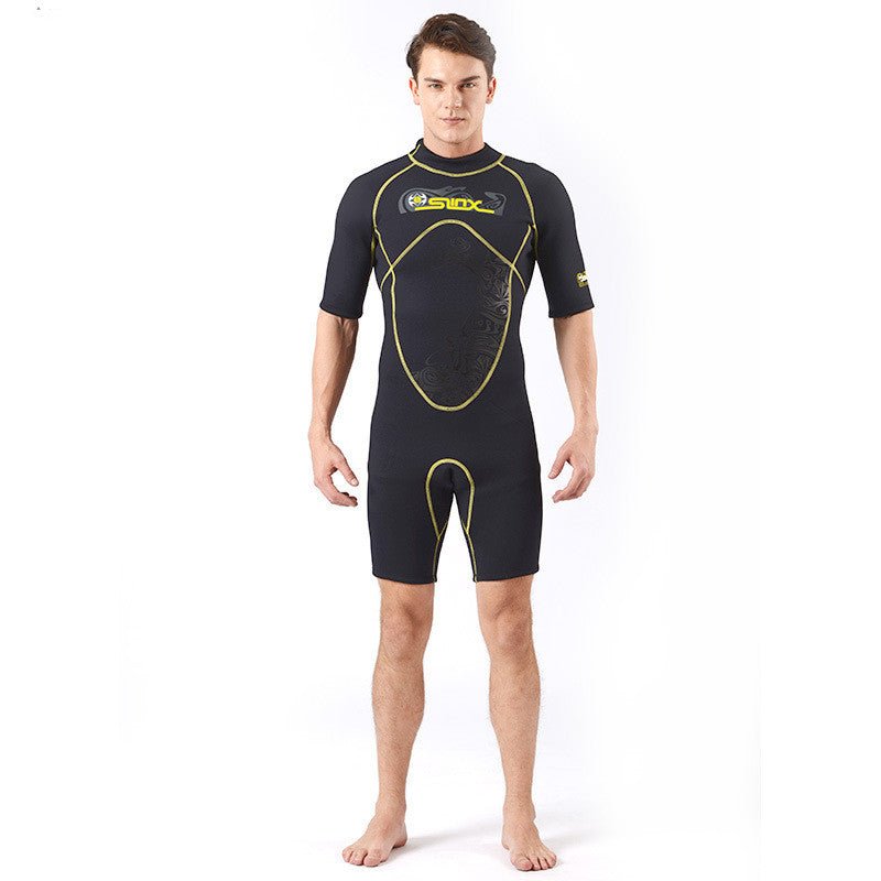 Back Zipper High - quality Fabric Surfing Suit - Eshtree
