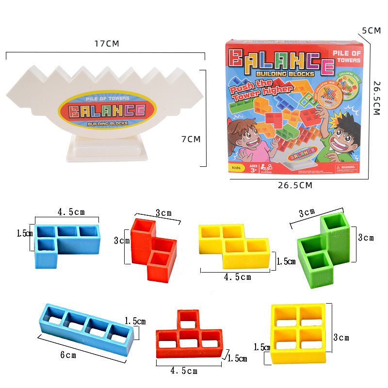 Balance Stacking Board Games Kids Adults Tower Block Toys For Family Parties Travel Games Boys Girls Puzzle Buliding Blocks Toy - Eshtree