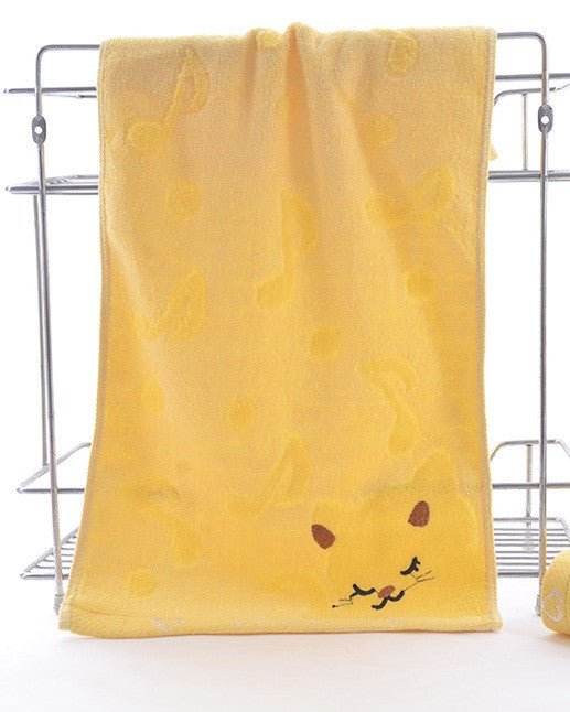 Bamboo Fiber Kitten Face Bath Towels - Eshtree